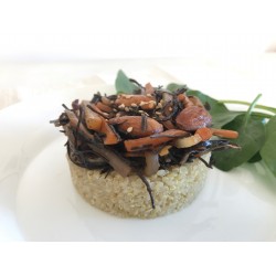 Royal quinoa with arame and...