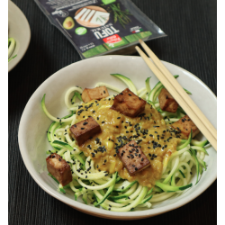 Courgette zoodles with...