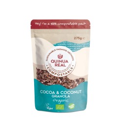 Organic cocoa and coconut granola...