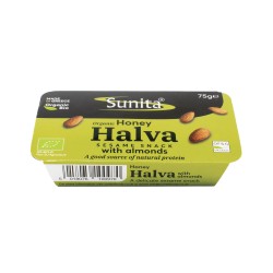 Halva with honey and almonds