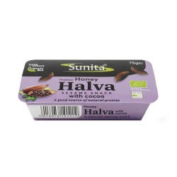 Halva with dark chocolate