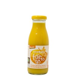 Orange juice, mango and...