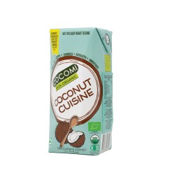 Organic coconut cream for cooking